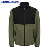 Jack & Jones Flame Olive Full Zip Fleece Green