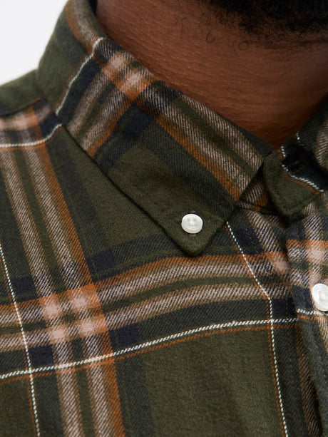 Jack & Jones Flannel Check Green Shirt Green