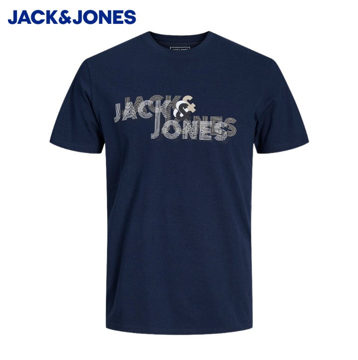 Jack & Jones Friday Ss Navy Tee Shirt Navy