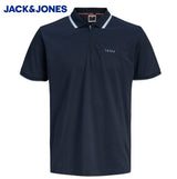 Jack & Jones Fusion Zip Outer Space Polo Navy