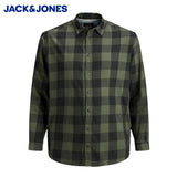 Jack & Jones Gingham Check Dusty Olive Green