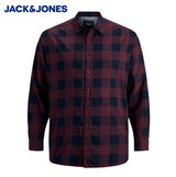 Jack & Jones Gingham Check Port Royale Wine