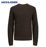 Jack & Jones Global Crew Neck Brown Knit Brown