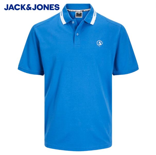Jack & Jones Hass Blue Polo Shirt Blue