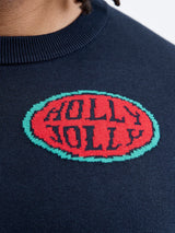 Jack & Jones Holly Christmas Knit Navy