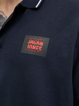Jack & Jones Hudson Logo Polo Shirt Navy