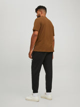 Jack & Jones Hunter Brown Crew Neck Tee Brown