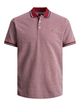 Jack & Jones Irwin Red Dahlia Polo Shirt Red