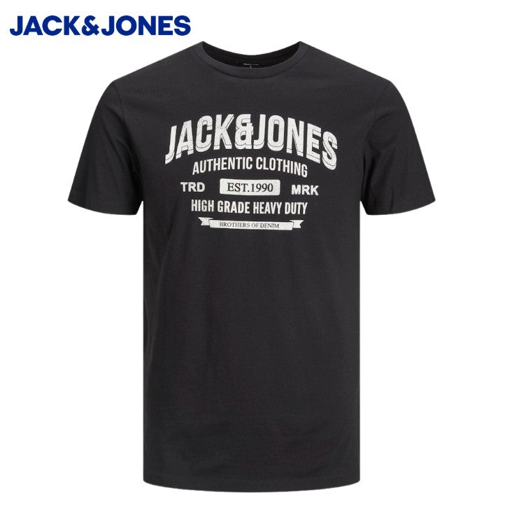 Jack & Jones Jeans Logo Print Tee Black