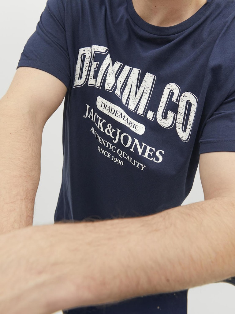 Jack & Jones Jeans Logo T-Shirt Navy