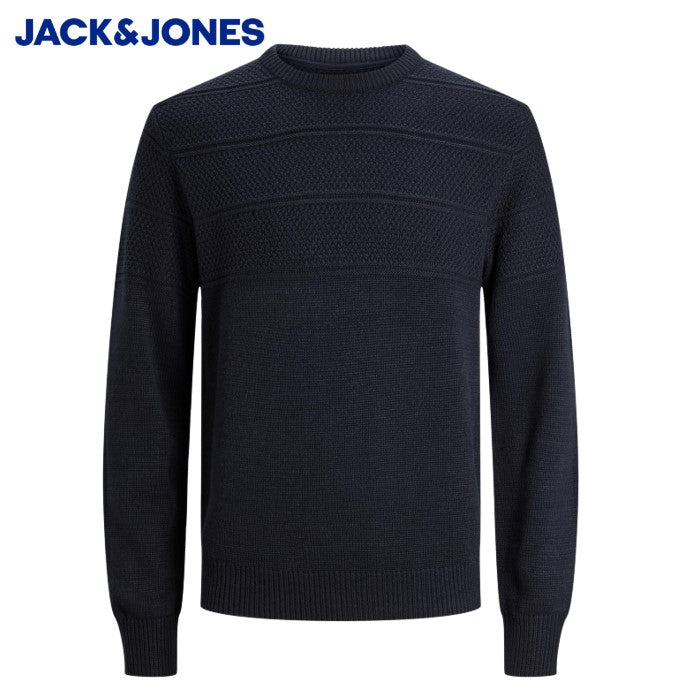 Jack & Jones Jerry Navy Crew Neck Knit Navy