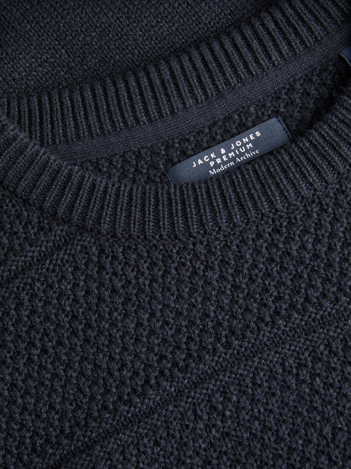Jack & Jones Jerry Navy Crew Neck Knit Navy