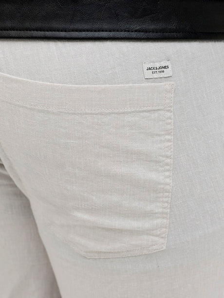 Jack & Jones Kane Linen Mix Beige Jogger Beige