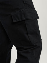 Jack & Jones Kane Black Cargo Pants Black