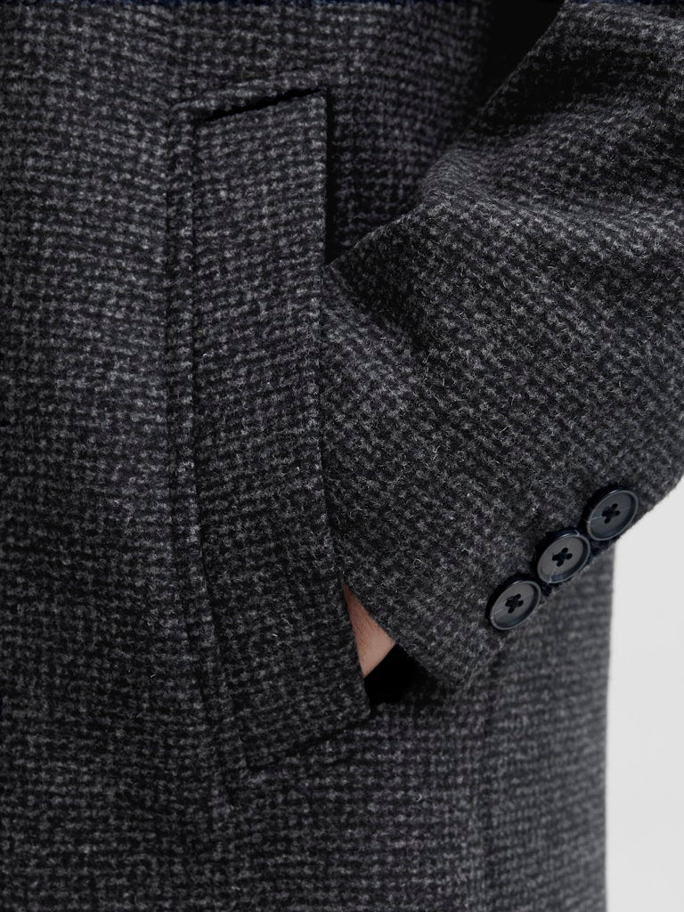 Jack & Jones Keith Wool Blend Coat Grey
