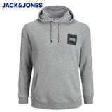 Jack & Jones Lock Grey Hoodie Grey