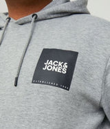 Jack & Jones Lock Grey Hoodie Grey