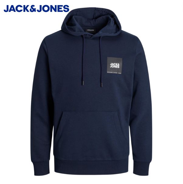 Jack & Jones Lock Navy Hoodie Navy