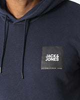 Jack & Jones Lock Navy Hoodie Navy