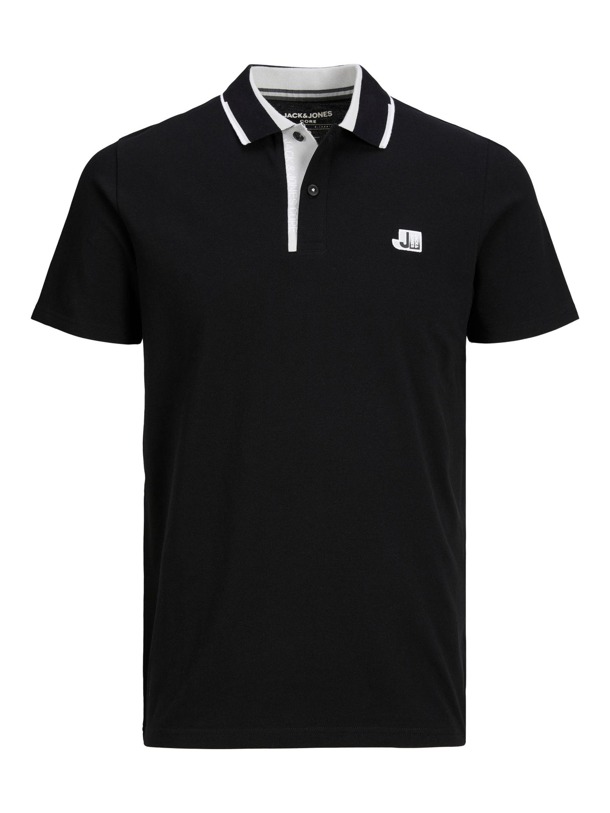 Jack & Jones Logan Black Polo Shirt Black