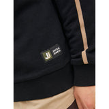 Jack & Jones Logan Black Full Zip Sweat Black