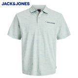 Jack & Jones Logan Inject Aqua Grey Polo Grey