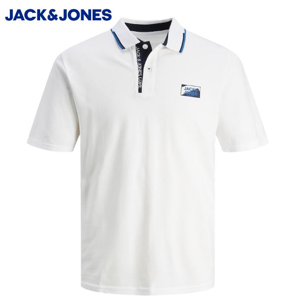 Jack & Jones Logan White Polo Shirt White