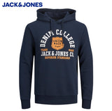 Jack & Jones Logo Sky Captain Hoody Navy
