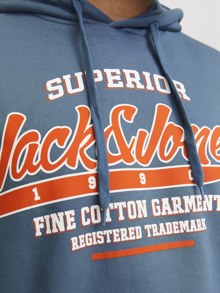 Jack & Jones Ocean View Sweat Hoody Blue