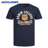 Jack & Jones Logo Sky Captain Tee Navy