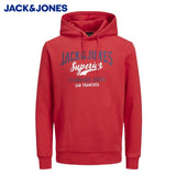Jack & Jones Elogo True Red Hoodie Red