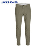 Jack & Jones Dave Stretch Olive Chinos Green