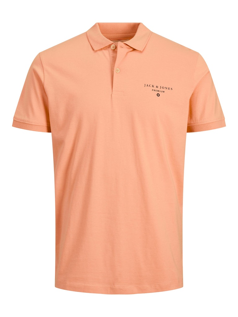 Jack & Jones Mason Shrimp Polo Shirt Orange