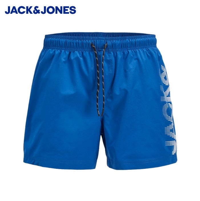 Jack & Jones Maui Stripe Swim Shorts Blue