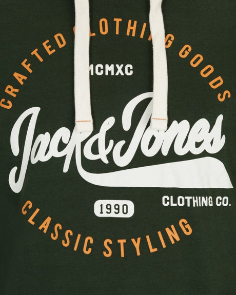 Jack & Jones Mikk Mountain Green Hoodie Green