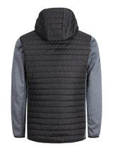 Jack & Jones Multi Quilted Black/Grey Black