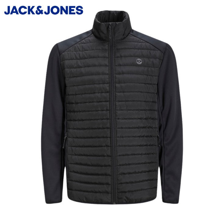 Jack & Jones Multi Quilted Black Jacket Black