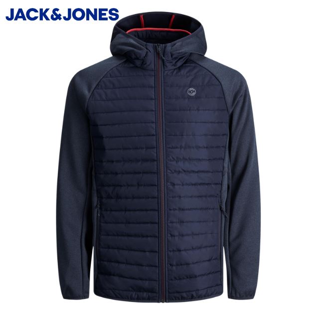 Jack & Jones Multi Quilted Navy Jacket Navy