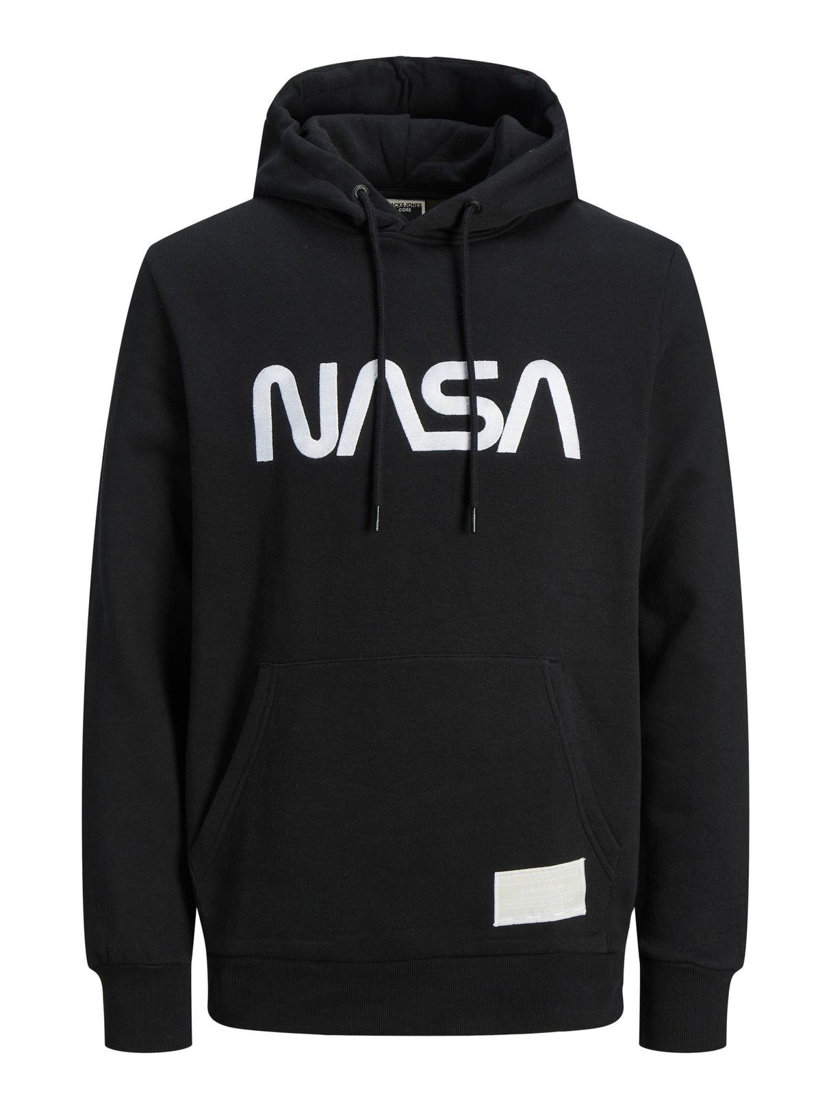 Jack & Jones Nasa Logo Black Hoodie Black