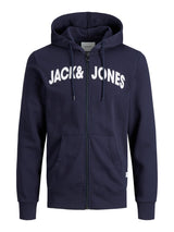 Jack & Jones Sweat Navy Zip Hoodie Navy