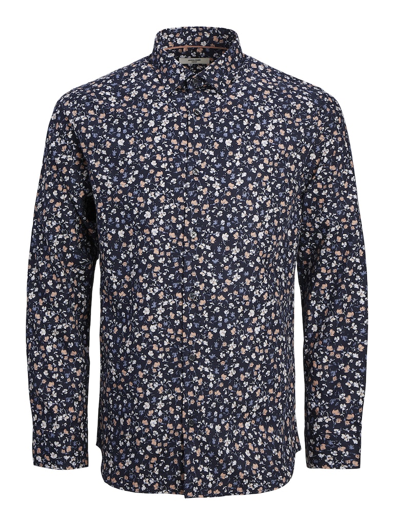 Jack & Jones Nordic Print Navy Shirt Navy