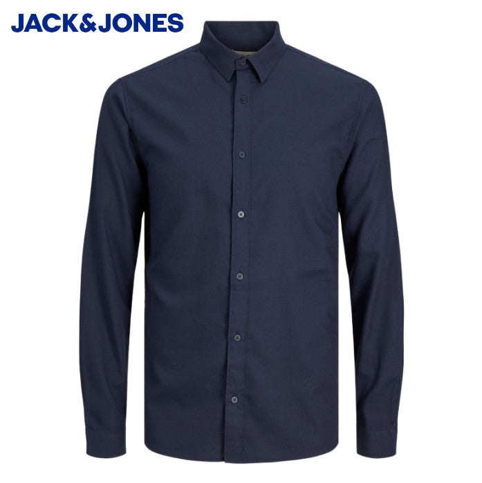 Jack & Jones Orion Navy Twill Shirt Navy