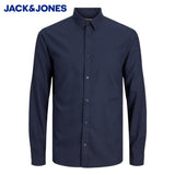 Jack & Jones Orion Navy Twill Shirt Navy