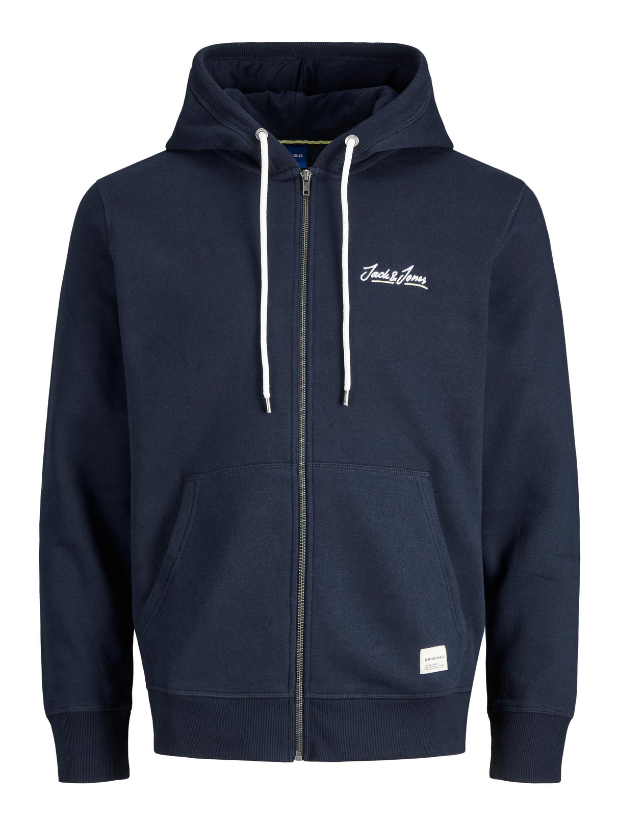 Jack & Jones Orton Navy Full Zip Hoody Navy