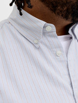 Jack & Jones Oxford Blue Stripe Shirt Blue