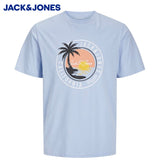 Jack & Jones Palm Logo Blue T-Shirt Blue