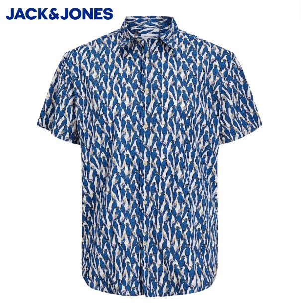 Jack & Jones James Palma Blue Print Blue