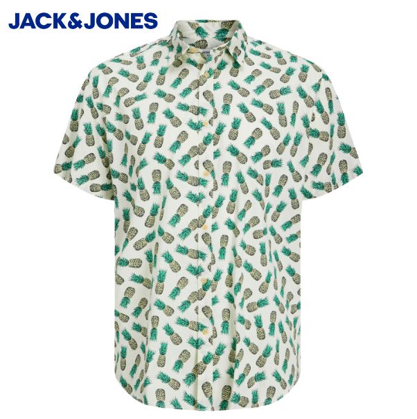 Jack & Jones James Palma Green Print Green
