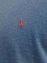 Jack & Jones Paulos Crew Neck Denim Tee Blue