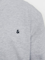 Jack & Jones Light Grey Paulos Zip Sweat Grey